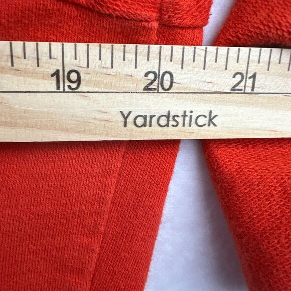 Onque Casuals Womens Orange Button Up Sweater Size XL Long Sleeve Beaded Pockets - Picture 14 of 15